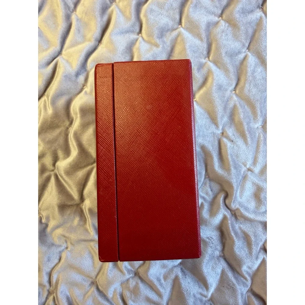 Cartier Red Jewelry Box Set Outer Box Velvet Interior Case Classic Gift Luxury